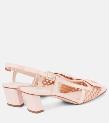 Belle Vivier 45 crochet slingback pumps | Roger Vivier