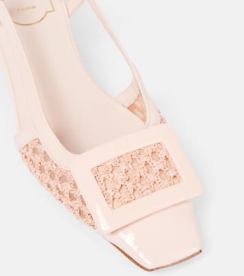 Belle Vivier 45 crochet slingback pumps | Roger Vivier