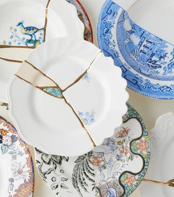 Kintsugi dessert plate by Marcantonio Raimondi Malerba | Seletti