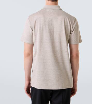 Printed cotton polo shirt | Berluti