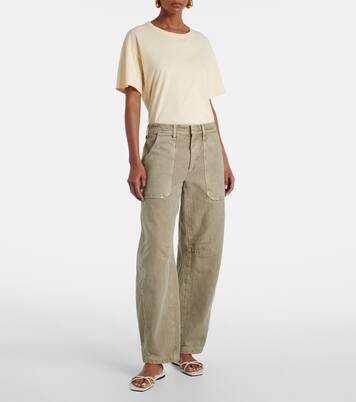 Rookie cotton barrel-leg cargo pants | Slvrlake