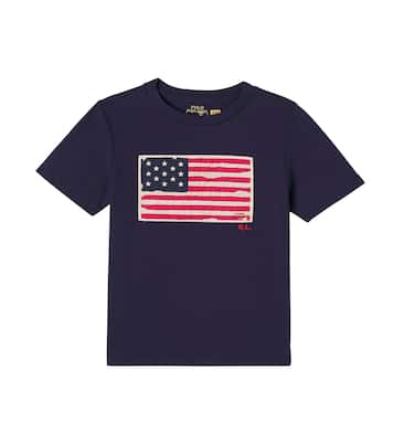 T-shirt brodé en coton | Polo Ralph Lauren Kids