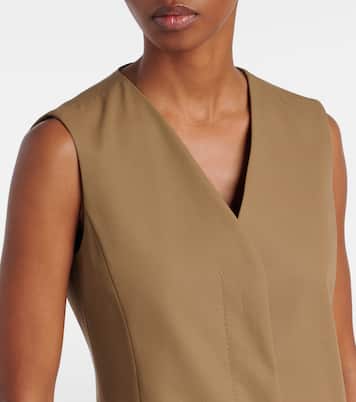 Weste aus Baumwoll-Twill | Max Mara