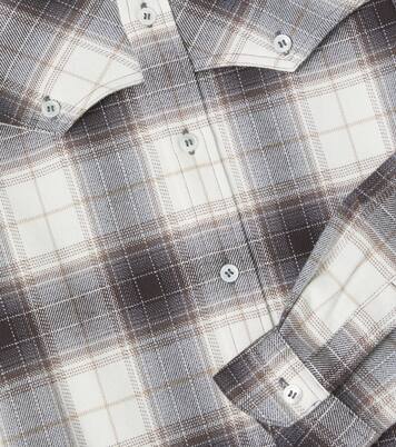 Jared checked cotton shirt | Bonpoint