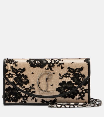 Loubi54 Small lace clutch | Christian Louboutin
