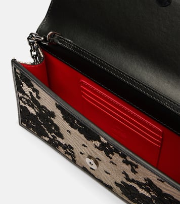 Loubi54 Small lace clutch | Christian Louboutin