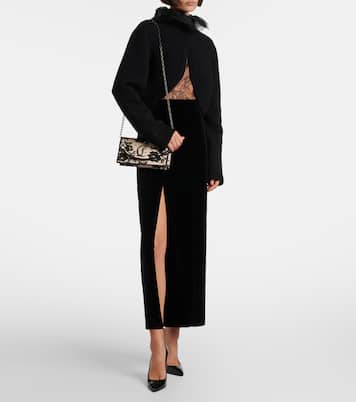 Loubi54 Small lace clutch | Christian Louboutin