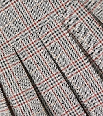 Checked pleated dress | Tartine et Chocolat