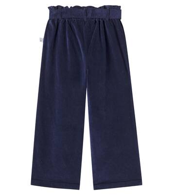 Lima cotton velour wide-leg pants | Cozmo