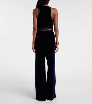 Velvet wide-leg pants | Etro