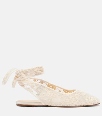 Lace slingback flats | Magda Butrym