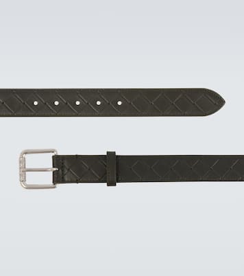 Intrecciato embossed leather belt | Bottega Veneta