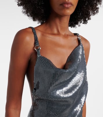Sequined draped gown | Coperni