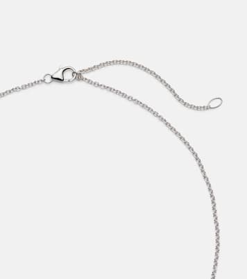 Halskette aus 18kt Weißgold mit Diamanten und Südseeperle | Mikimoto