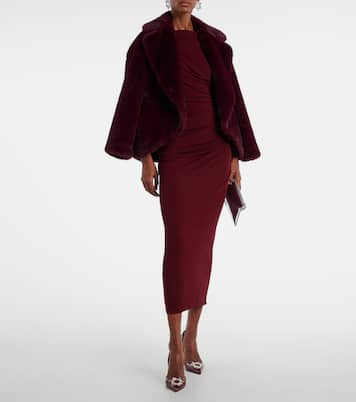 Begum 95 patent leather slingback pumps | Amina Muaddi