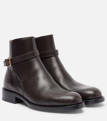 Nobilis leather ankle boots | The Row