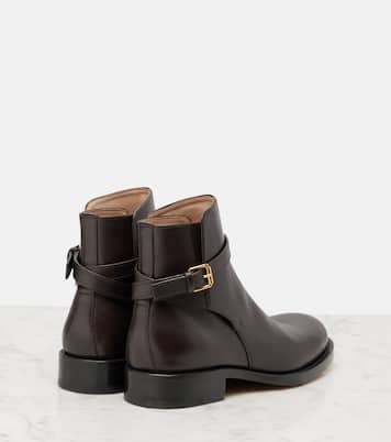 Nobilis leather ankle boots | The Row