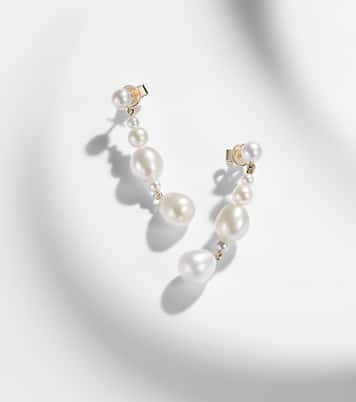 Orecchini Petite Amis De La Perle in oro 14kt con perle d'acqua dolce | Sophie Bille Brahe