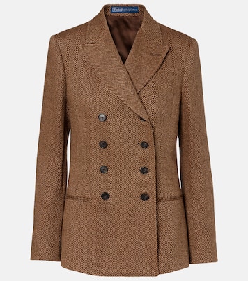 Herringbone linen, wool, and silk blazer | Polo Ralph Lauren