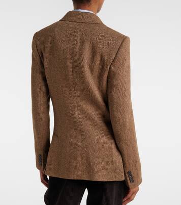 Herringbone linen, wool, and silk blazer | Polo Ralph Lauren