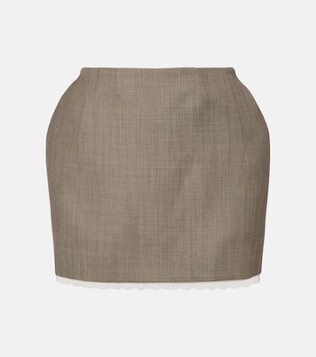 Wool miniskirt | Magda Butrym