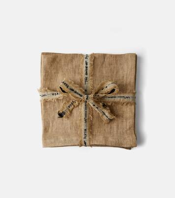 Alfeo set of 2 linen napkins | The House of Lyria