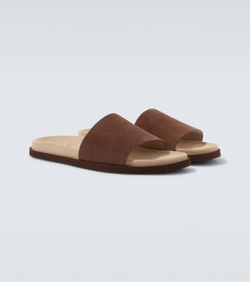 Mules en daim | Brunello Cucinelli