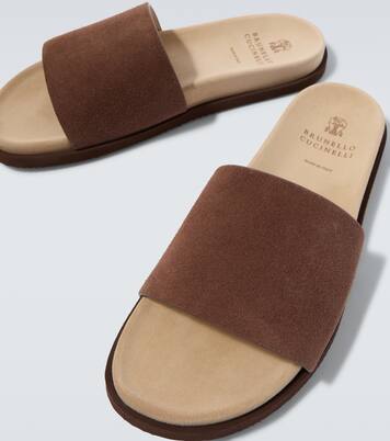 Mules en daim | Brunello Cucinelli