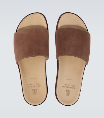 Mules en daim | Brunello Cucinelli