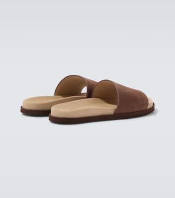 Mules en daim | Brunello Cucinelli