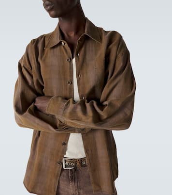 Borrowed checked cotton shirt | Our Legacy