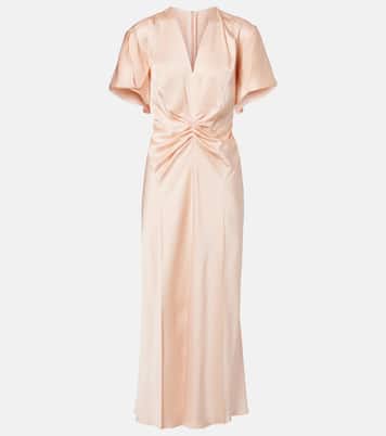 Midikleid Eve aus Crêpe | Victoria Beckham
