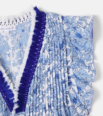 Bedrucktes Kleid Sasha | Poupette St Barth Kids