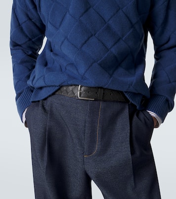 Ceinture en cuir Intrecciato | Bottega Veneta