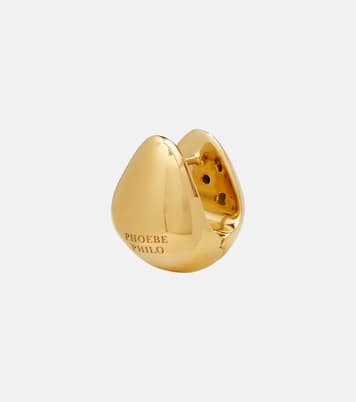 Pebble gold-plated sterling silver earrings | Phoebe Philo