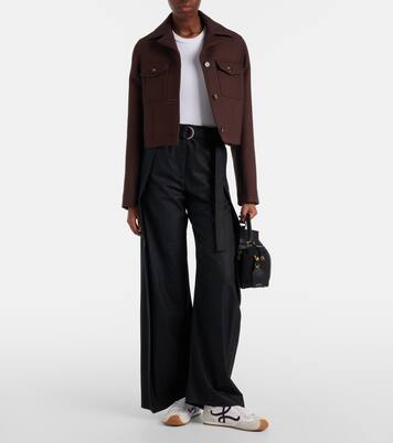 Ballet Runner 2.0 suede-trimmed sneakers | Loewe