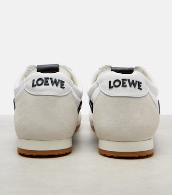 Ballet Runner 2.0 suede-trimmed sneakers | Loewe
