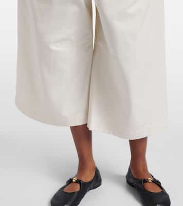 Cotton and silk gabardine culottes | Loewe