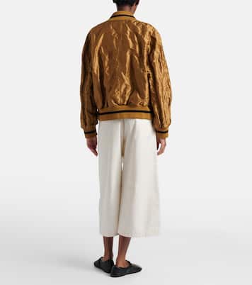 Cotton and silk gabardine culottes | Loewe