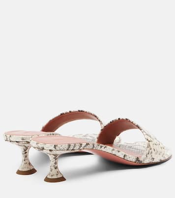 Pantoletten Andreea aus Leder | Amina Muaddi