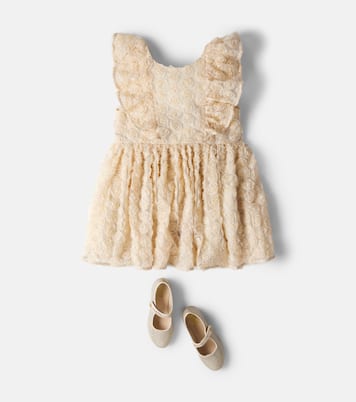 Ally floral-appliqué sequined dress | Konges Sløjd