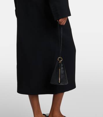 Solida迷你蛇纹效果皮革带腕带小袋 | Calvin Klein Collection