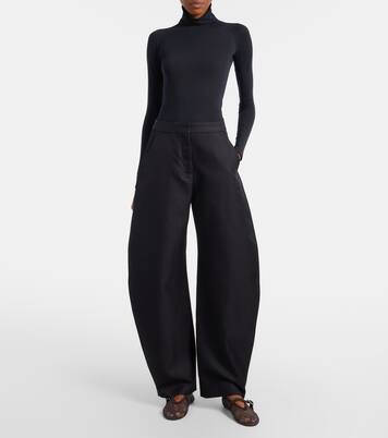 Fishnet embellished Mary Jane flats | Alaïa