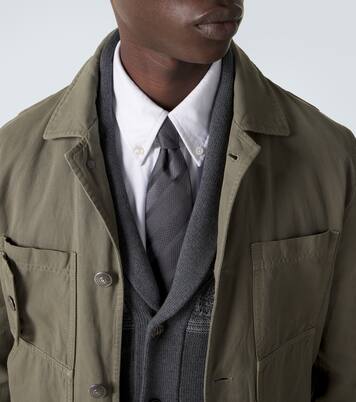 Striped silk tie | Brunello Cucinelli