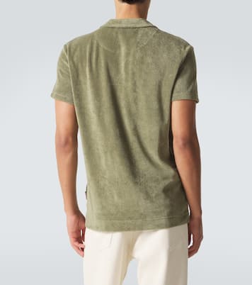 Terry cotton toweling polo shirt | Orlebar Brown