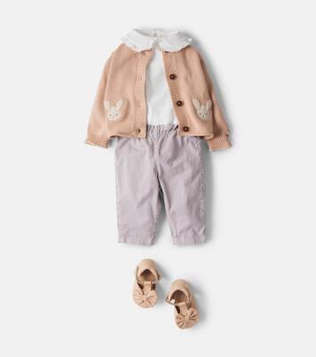 Baby Dovie ruffled cotton bodysuit | Donsje