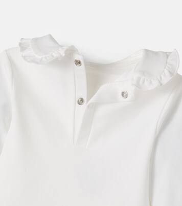 Baby Dovie ruffled cotton bodysuit | Donsje