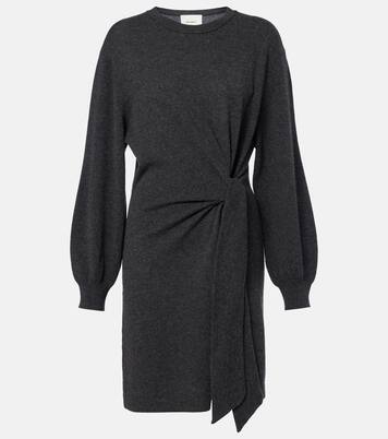 Abrielle gathered cashmere sweater dress  | Lisa Yang