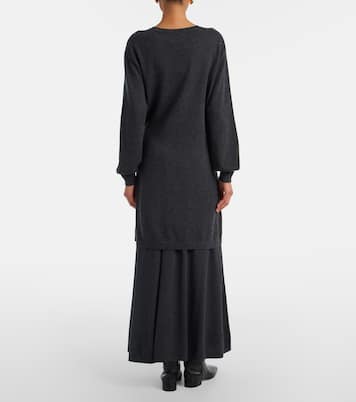 Abrielle gathered cashmere sweater dress  | Lisa Yang