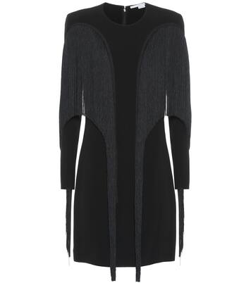 Robe en crêpe à franges | Stella McCartney